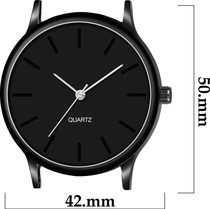 Stylish Black Dial Quartz Analog watch...