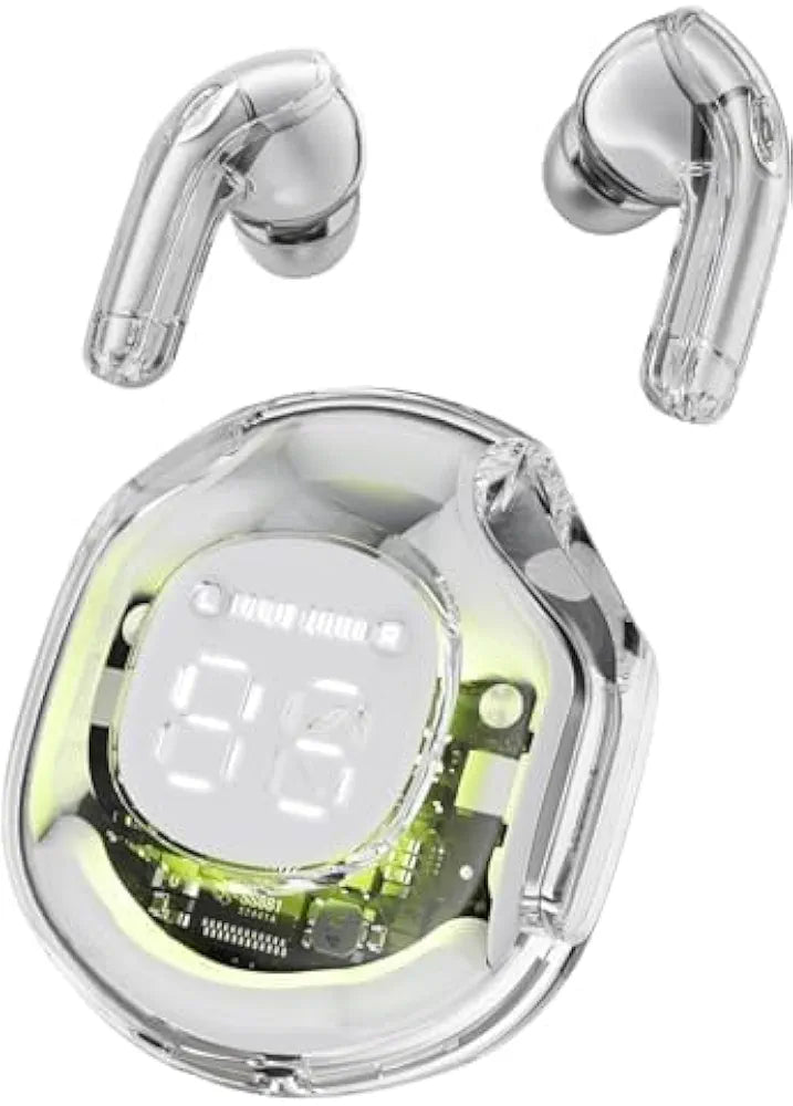 Stylish Wireless Bluetooth Earbuds with LED Battery Display ...