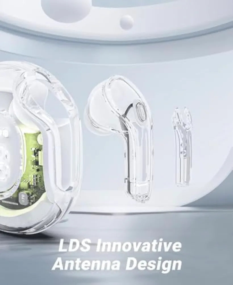 Stylish Wireless Bluetooth Earbuds with LED Battery Display ...