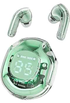 Stylish Wireless Bluetooth Earbuds with LED Battery Display ...