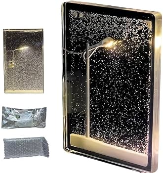 LED Street Light Snowfall Acrylic Night Lamp