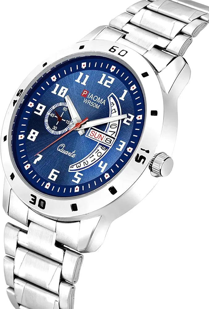 Stylish Silver Chain Analog Quartz Watch ...