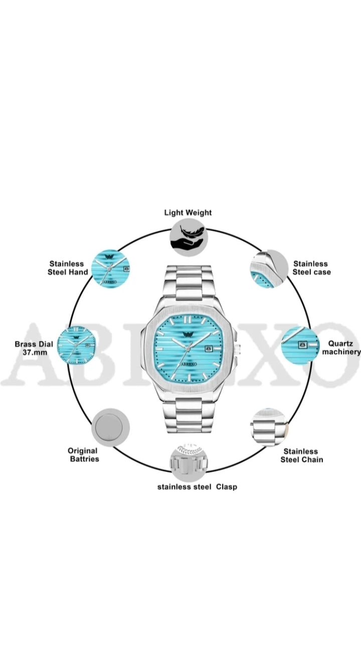 Abrexo Stylish Silver Chain Wrist Watch...