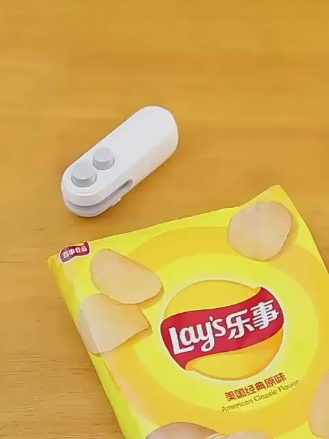 Portable Mini Sealing Machine 2 in 1 USB Rechargeable...