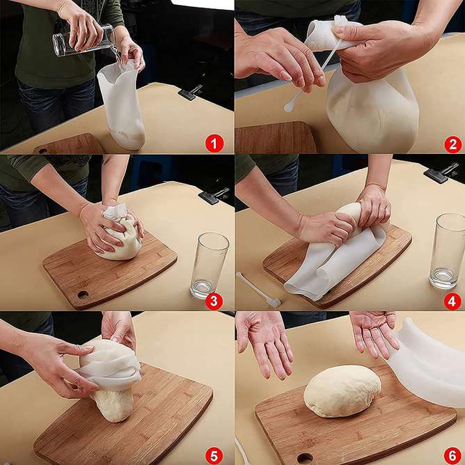 Silicone Kneading Dough Bag | Multipury to | Non-Toxic & Reusable Kitchen Tool