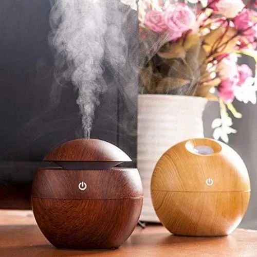 Wooden Finish Essential Oil Diffuser & Humidifier...