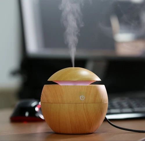 Wooden Finish Essential Oil Diffuser & Humidifier...